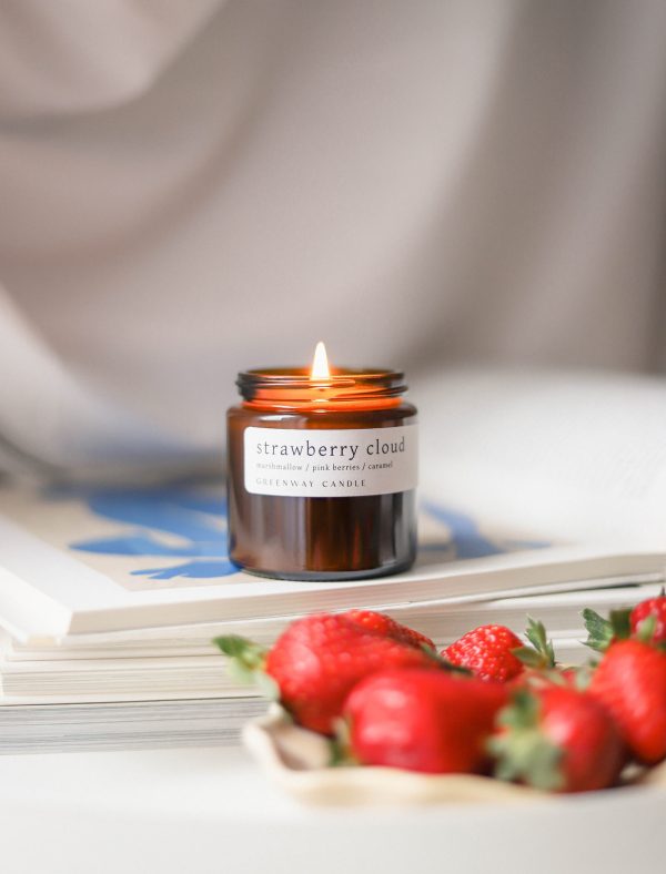Strawberry Cloud - szójagyertya