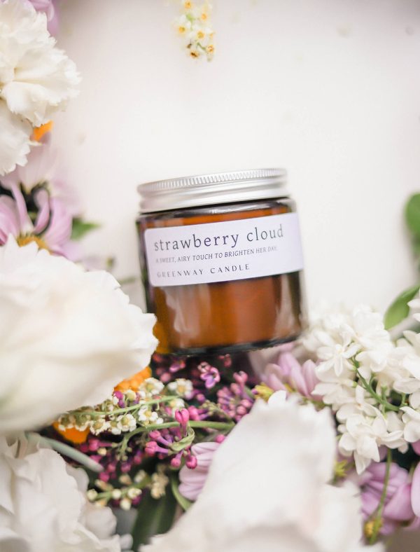 Strawberry Cloud - szójagyertya